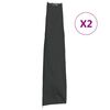 vidaXL Калъф за градински чадър 2 бр 190x50/30 см 420D Оксфорд плат