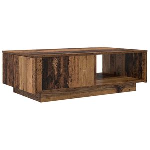 vidaXL Масичка за кафе Старо дърво 95 x 55 x 31 см Инженерна дървесина