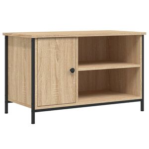 vidaXL ТВ шкаф, дъб сонома, 80x40x50 см, инженерно дърво