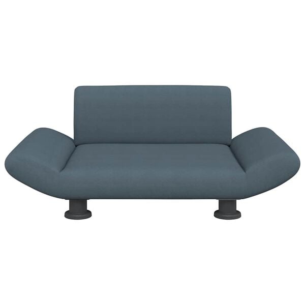 vidaXL Кучешко легло кучешкосиво 70x45x28 см текстил