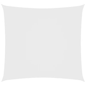vidaXL Платно-сенник, Оксфорд текстил, квадратно, 2x2 м, бяло