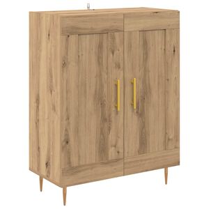 vidaXL Служебен шкаф Дъб 69,5 x 34 x 90 см