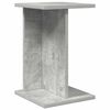 vidaXL Стойка за растения Бетонно сиво 25 x 25,5 x 40,5 см