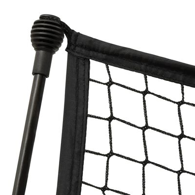 vidaXL Спортна мрежа за бейзбол и софтбол 241x106,5x216 см метал