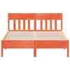 vidaXL Рамка за легло без матрак, восъчнокафяв, 160x200 см, бор масив