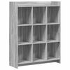 vidaXL Библиотека Сив Сонома 87,5 x 30 x 111 см Инженерна дървесина