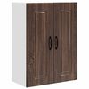 vidaXL Панел за миялна машина Kalmar Кафяв дъб 60 x 31 x 80 см