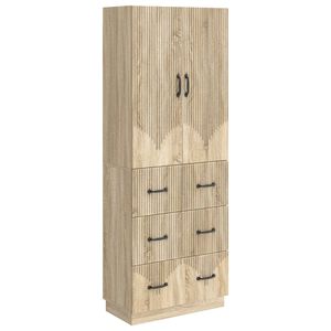vidaXL Комплект шкафове 2 pcs Дъб сонома 66 x 34,5 x 87 см