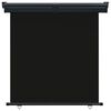 vidaXL Вертикална тента за балкон, 175x250 см, черна