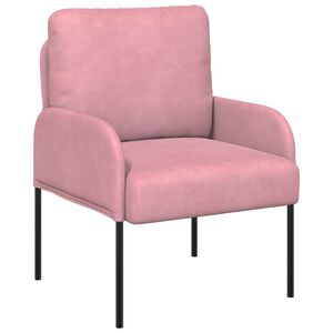 vidaXL Дивани с възглавница 55cm Розово Шперплат