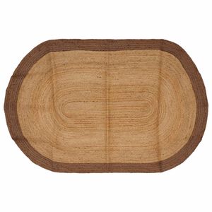 vidaXL Килим за площ Сиво 100 x 152 см юта