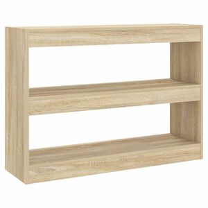 vidaXL Библиотека/разделител за стая, дъб сонома, 100x30x72 см