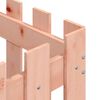 vidaXL Градинска кашпа с дизайн на ограда 50x50x50 см дугласки масив