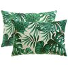 vidaXL Калъфка за възглавница 2 pcs HEERLEN Мотив с листа 40 x 60 cm