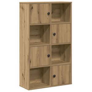 vidaXL Библиотека, дъб артизан, 60x24x101,5 см, инженерно дърво