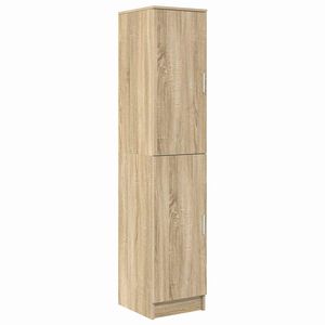 vidaXL Висок шкаф Сонома дъб 35 x 39 x 168 см