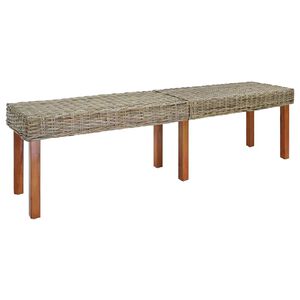 vidaXL Пейка Естествен 160 x 35 x 45 cm Солидно мангово дърво