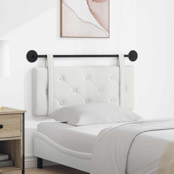 vidaXL Висяща табла Монтиране на стена Бял 110 x 55 x 5 см Изкуствена