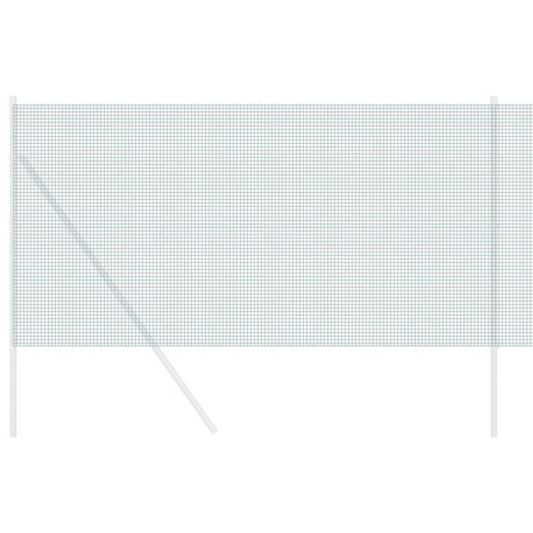 vidaXL Заварена мрежа ограда Зелен 1.4 x 10 m