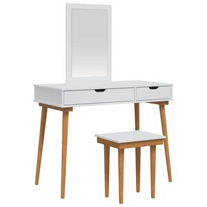 vidaXL Комплект тоалетно шкафче FAUSKE 3 pcs Бяло 100 x 50 x 143 см