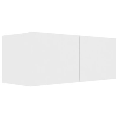 vidaXL Комплект ТВ шкафове от 2 части, бял, ПДЧ