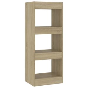 vidaXL Шкаф разделител за стая дъб сонома 40x30x103 см инженерно дърво