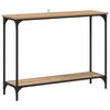 vidaXL Конзолна маса дъб артизан 101 x 30.5 x 75 см