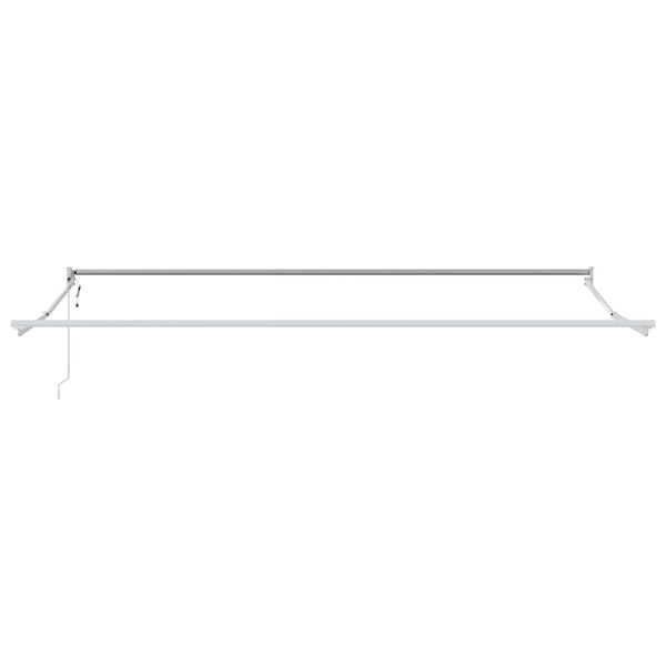 vidaXL Сенник Бяло 5 x 3 m Метал