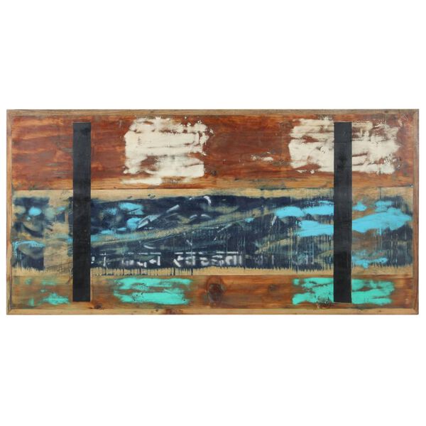 vidaXL Трапезна маса, 120x60x76 см, регенерирано дърво масив