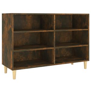 vidaXL Сайдборд, опушен дъб, 103,5x35x70 см, инженерно дърво