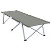 vidaXL Сгъваемо къмпинг легло Сив 62 x 194 x 42 см Оксфордска тъкан