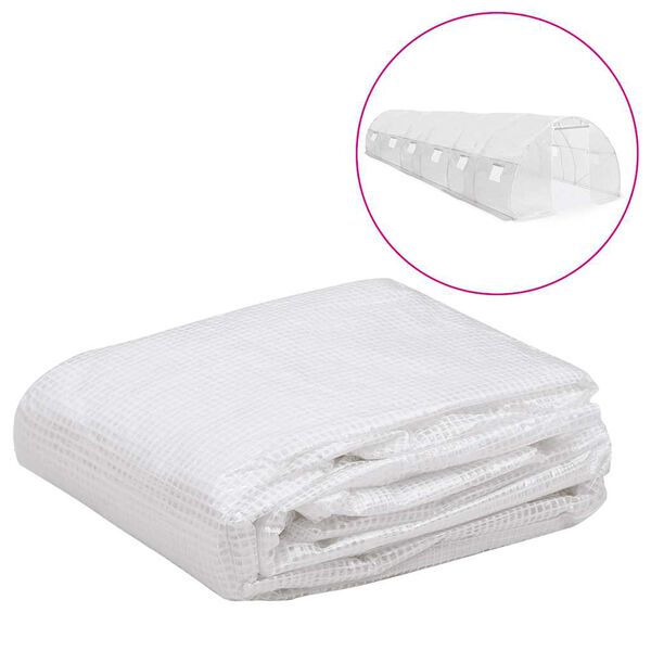 vidaXL Резервно покривало за парник (27 м²), 3x9x2 м, прозрачно