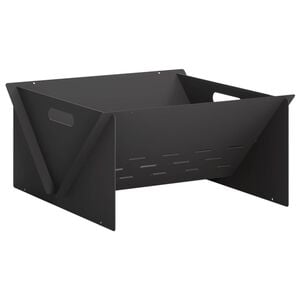 vidaXL Огнище Черно 40 x 40 x 20 cm Стомана