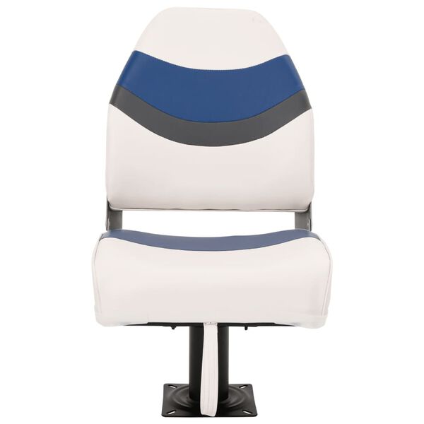 vidaXL Сгъваеми седалки за лодка от 4 части, висока облегалка