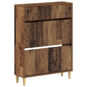 vidaXL Шкаф за обувки ARNHEM 78 x 24 x 103 см Инженерна дървесина