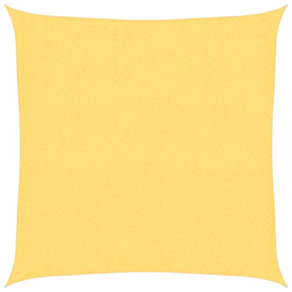 vidaXL Платно-сенник, HDPE, квадратно, 2x2 м, бежово