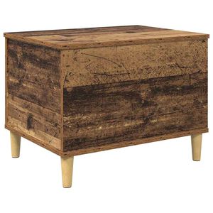 vidaXL Нощен шкаф Старо дърво 60 x 44,5 x 45 см Инженерно дърво