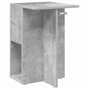 vidaXL Крайна масичка Циментено сиво 35 x 40 x 55 см Инженерно дърво