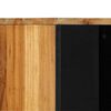 vidaXL Шкаф за мивка в баня Солидно акациево дърво 38 x 33 x 160 см