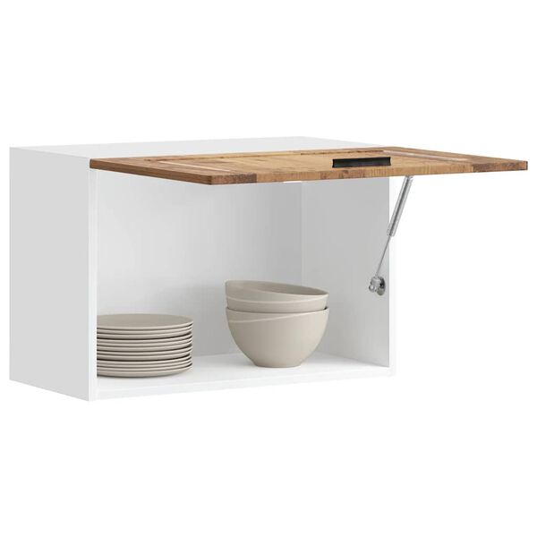 vidaXL Кухненски стенен шкаф Porto, старо дърво, инженерно дърво