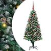 vidaXL С изкуствено коледно дърво с 150 LED светодиода Зелен 150 cm