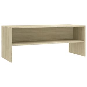 vidaXL ТВ шкаф, дъб сонома, 100x40x40 см, инженерно дърво
