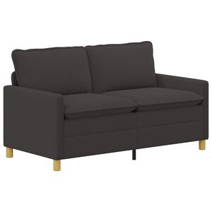 vidaXL Диван Тъмносиво 156 x 81 x 87,5 см Текстил