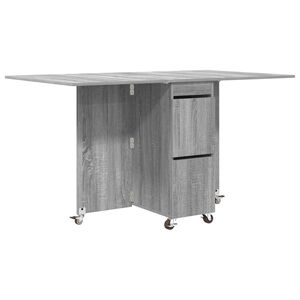 vidaXL Маса за хранене 2 pcs 140 x 80 x 77 cm Инженерна дървесина