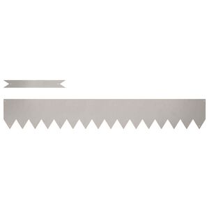 vidaXL Ограда за трева 10 pcs Кафяво 100 x 0.05 x 20 см