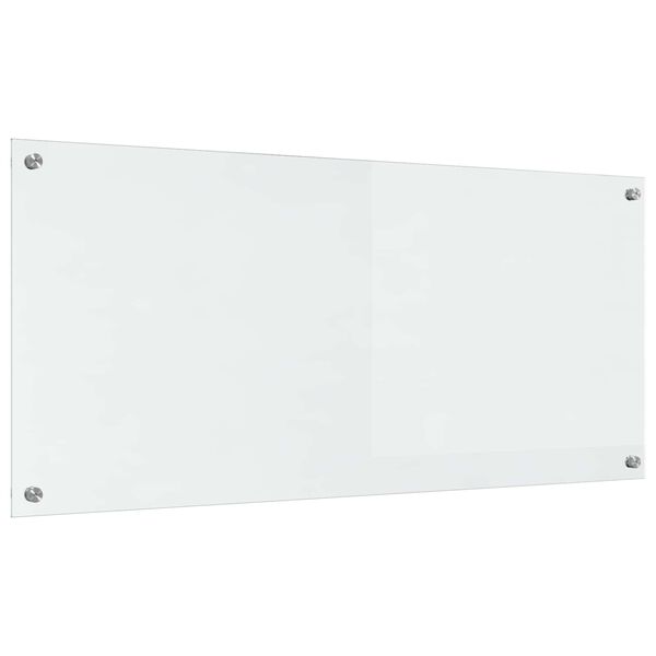 vidaXL Кухненски заден панел Прозрачен 110 x 50 x 0,6 см