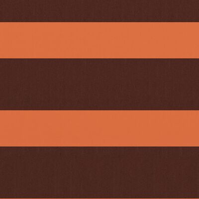 vidaXL Балконски параван, оранжево и кафяво, 75x300 см, оксфорд плат