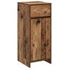 vidaXL Шкаф за баня Старо дърво 35 x 36,5 x 85 см Инженерна дървесина