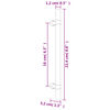 vidaXL Дръжки за шкафове, 20 бр, сребристи, 160 мм, неръждаема стомана