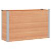 vidaXL Градинска повдигната леха Кафяво 150 x 50 x 91 cm